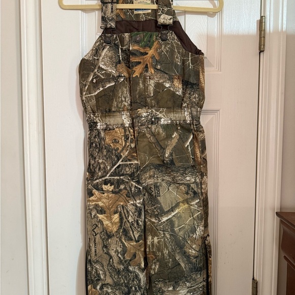 New Blue Mountain Kids' Insulated Bib Overalls - Picture 4 of 12